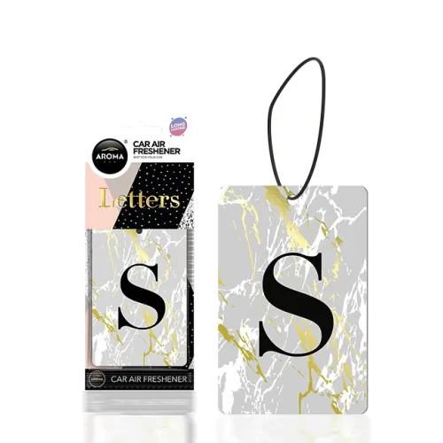 Aroma Car, Illatosító, S Betű, Fekete 