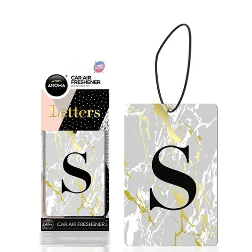Aroma Car, Illatosító, S Betű, Fekete 
