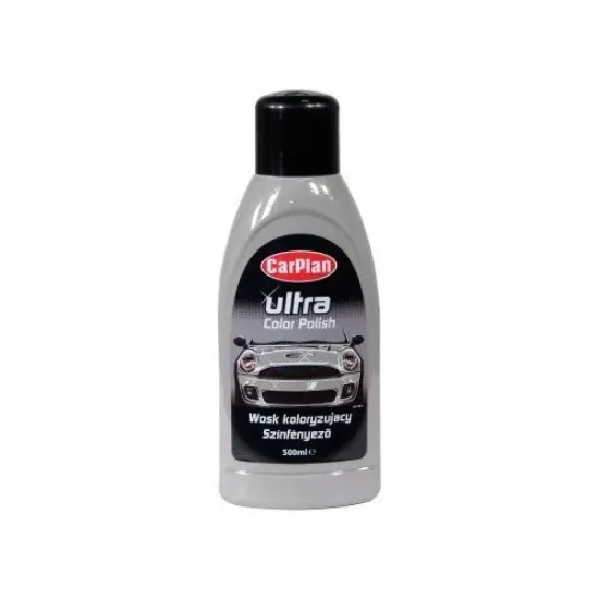 Autó színpolír, ezüst színű 500 ml CarPlan Ultra Color Polish Silver Autó színpolír, ezüst színű 500 ml CarPlan Ultra Color Polish Silver