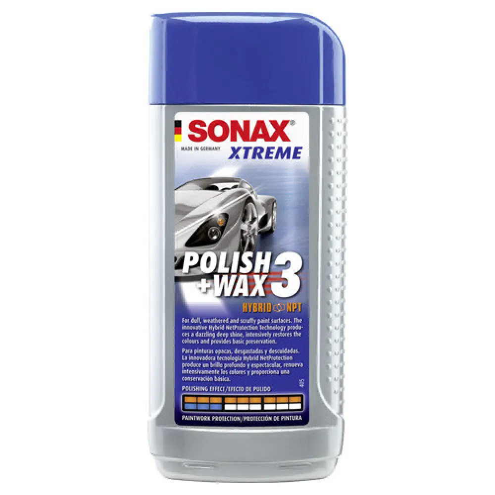 Autópolír és wax 250 ml Sonax Xtreme Polish & Wax 3 Hybrid NPT