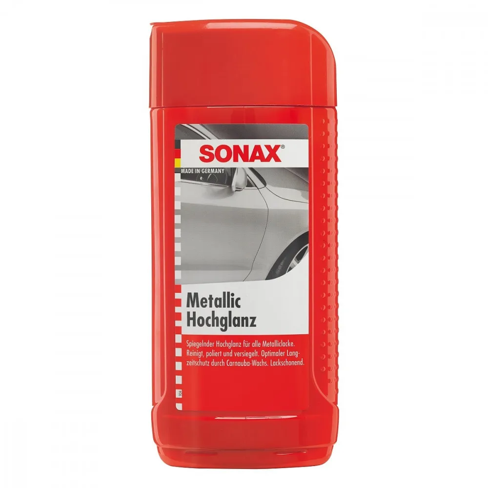 Autópolír metál- és normál fényezésre 500 ml Sonax Metallic Hochglanz