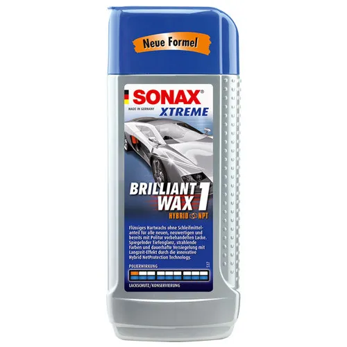 Autóviasz nano-technológiás összetevőkkel 250 ml Sonax Xtreme Brilliant Wax Phase 1