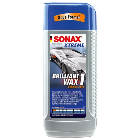 Autóviasz nano-technológiás összetevőkkel 250 ml Sonax Xtreme Brilliant Wax Phase 1 Autóviasz nano-technológiás összetevőkkel 250 ml Sonax Xtreme Brilliant Wax Phase 1