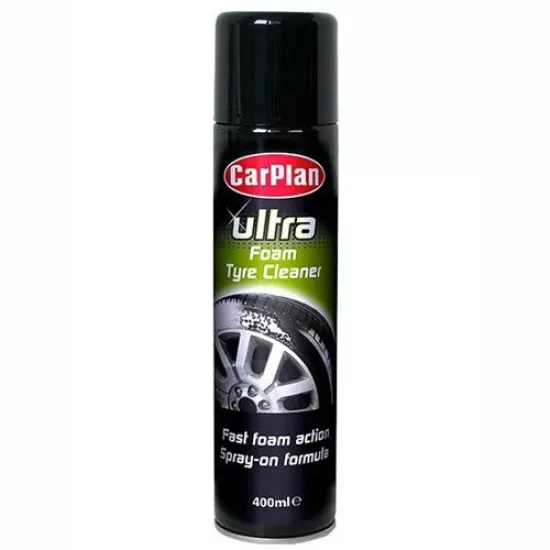 Gumiabroncs tisztító hab 400 ml, CarPlan Ultra Foam Tyre Cleaner Gumiabroncs tisztító hab 400 ml, CarPlan Ultra Foam Tyre Cleaner