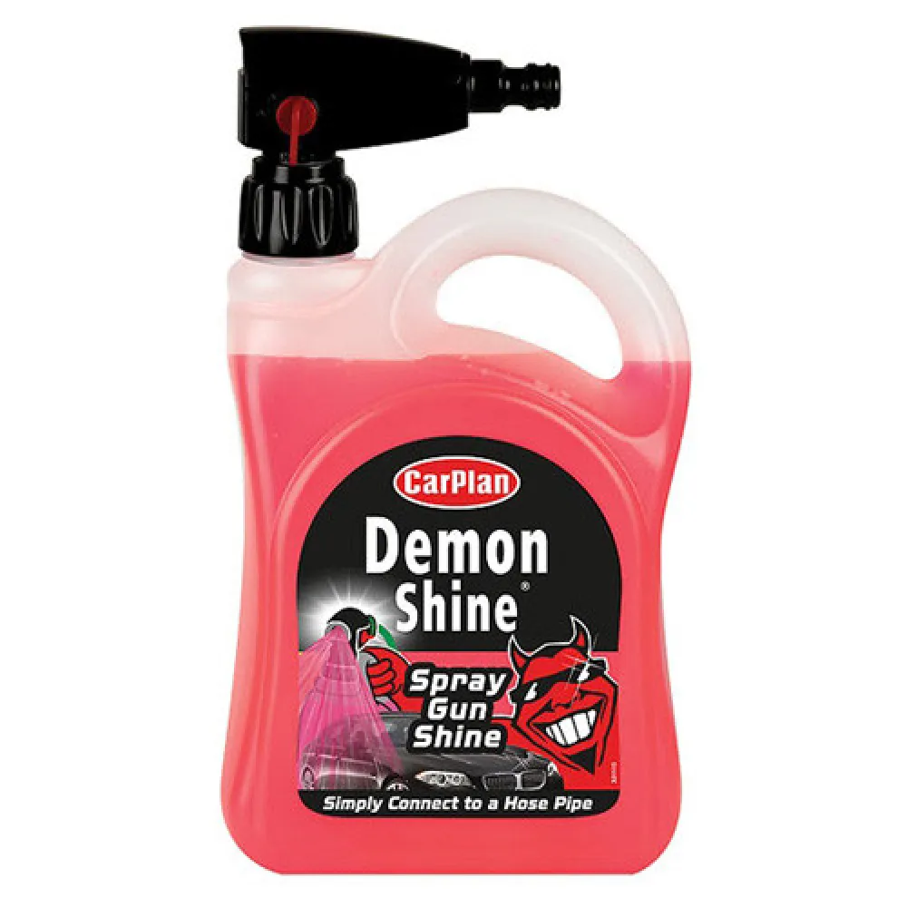 Gyorsfény, Szórópisztolyos, 2 liter, CarPlan Demon Shine Spray‑On Shine