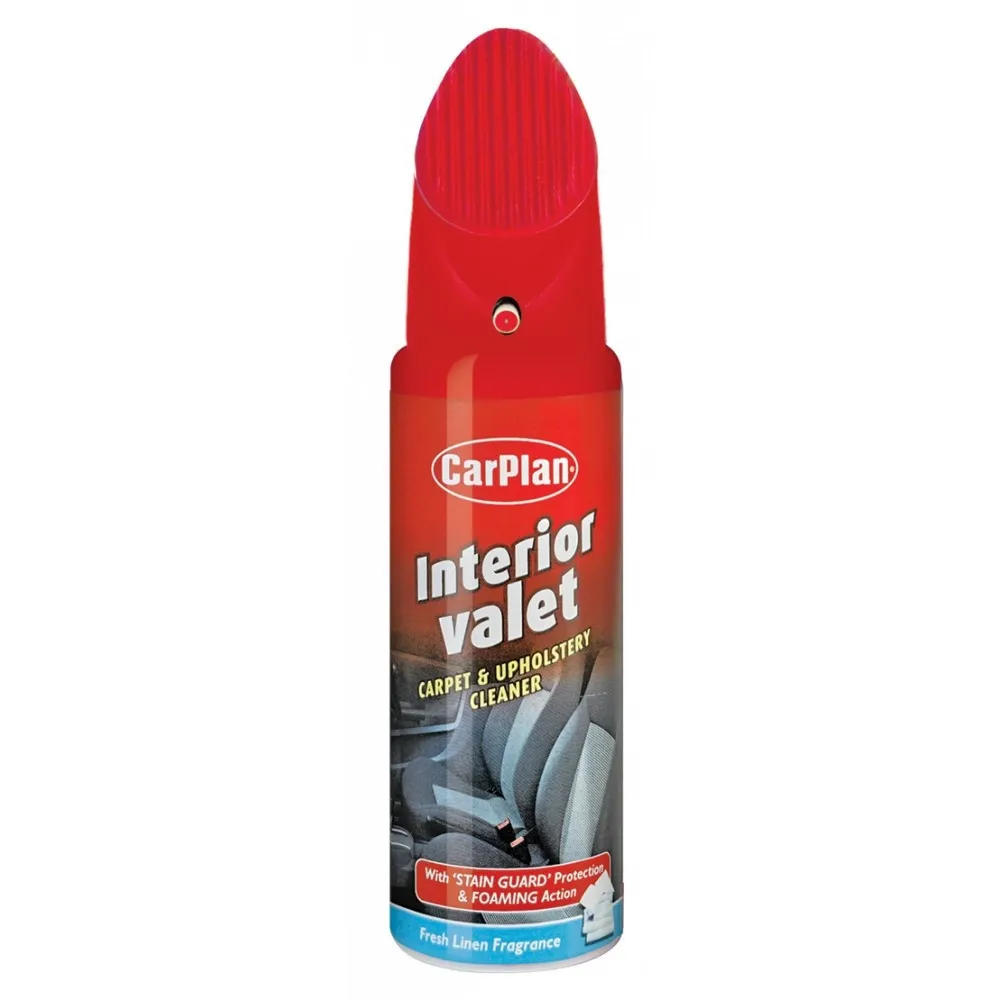 Kárpittisztító hab kefével 400 ml, CarPlan Interior Valet Upholstery Cleaner 