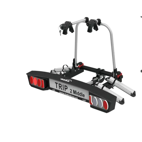 Kerékpártartó vonóhorogra, 2db kerékpárhoz, HAKR Trip 2