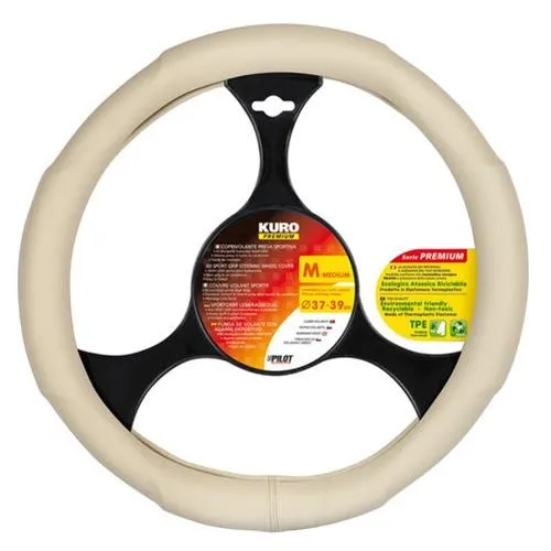 Kormányvédő, bézs, prémium 37-39cm, Lampa Kuro