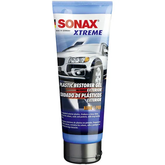 Lökhárító- és külső műanyagápoló gél 250 ml Sonax XTREME NanoPro Lökhárító- és külső műanyagápoló gél 250 ml Sonax XTREME NanoPro