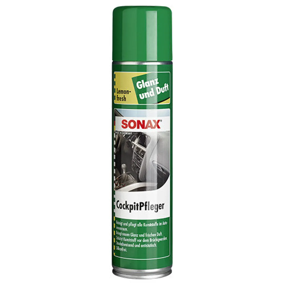 Műszerfalápoló szilikonmentes spray citrus illatú 400 ml Sonax CockpitPfleger Lemon-Fresh