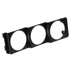 Műszertartó (ház) konzol 3-as fekete, rádió helyére építhető Lampa 10059