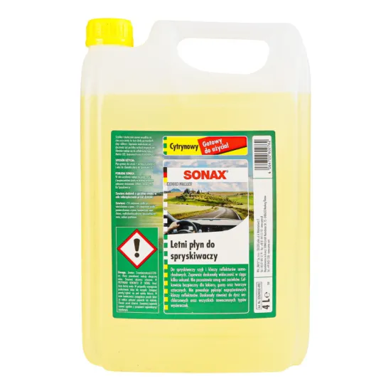 Nyári szélvédőmosó citromos, 4 liter Sonax Nyári szélvédőmosó citromos, 4 liter Sonax