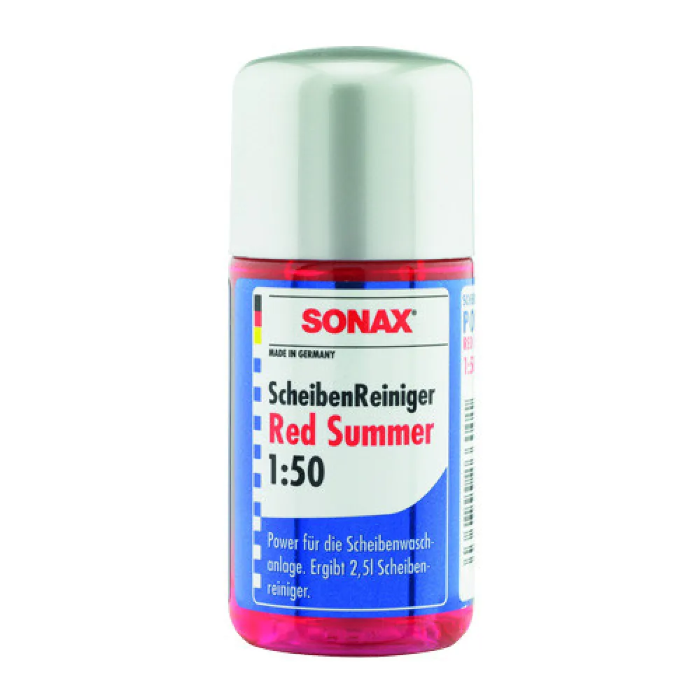Nyári szélvédőmosó koncentrátum 50 ml, Sonax Red Summer