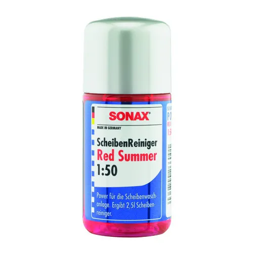 Nyári szélvédőmosó koncentrátum 50 ml, Sonax Red Summer