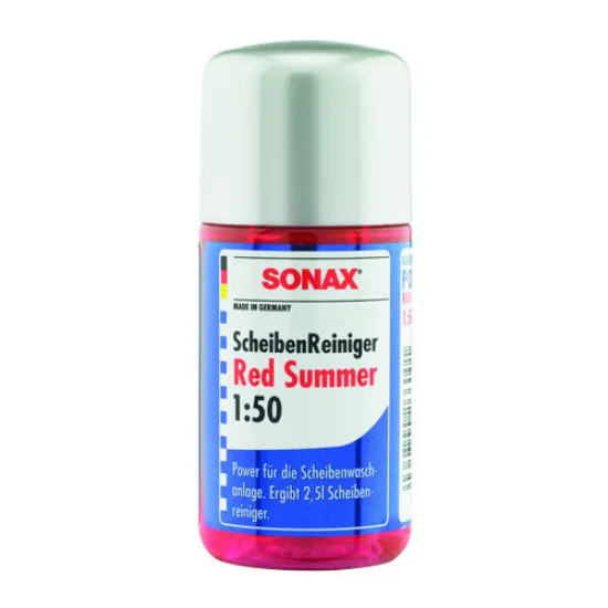 Nyári szélvédőmosó koncentrátum 50 ml, Sonax Red Summer Nyári szélvédőmosó koncentrátum 50 ml, Sonax Red Summer