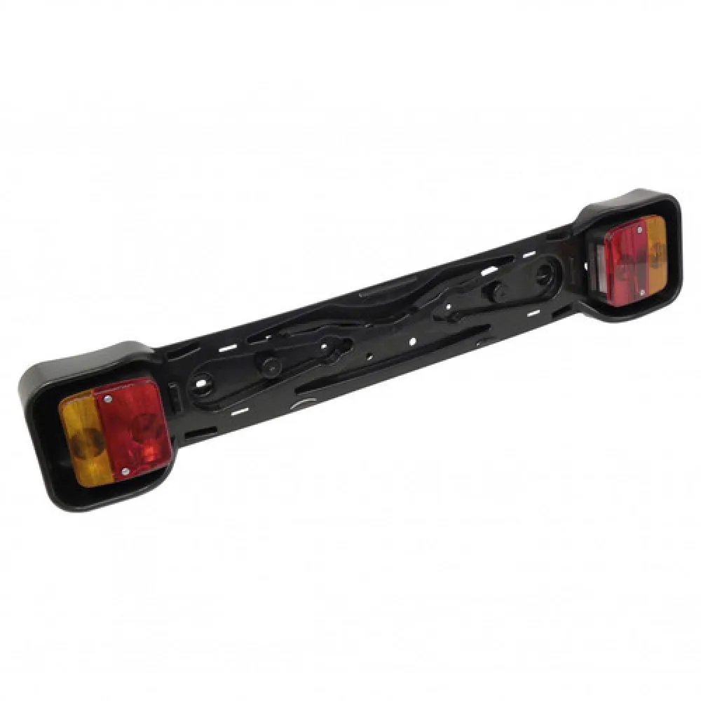 Rendszámtartó kerékpártartóra, hátsó lámpákkal, Carpoint Combination Rearlight Set