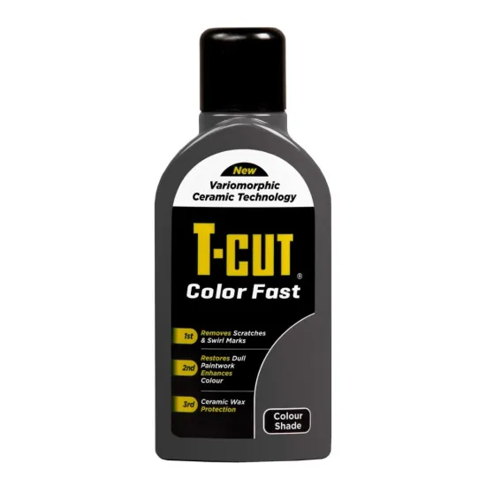 Színpolír és kerámia bevonat, középszürke paszta 500 ml, CarPlan T-Cut Color Fast – Grey Színpolír és kerámia bevonat, középszürke paszta 500 ml, CarPlan T-Cut Color Fast – Grey