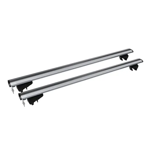 Tetőcsomagtartó intergrált tetősínre, alumínium 120 cm Menabo Lince Silver
