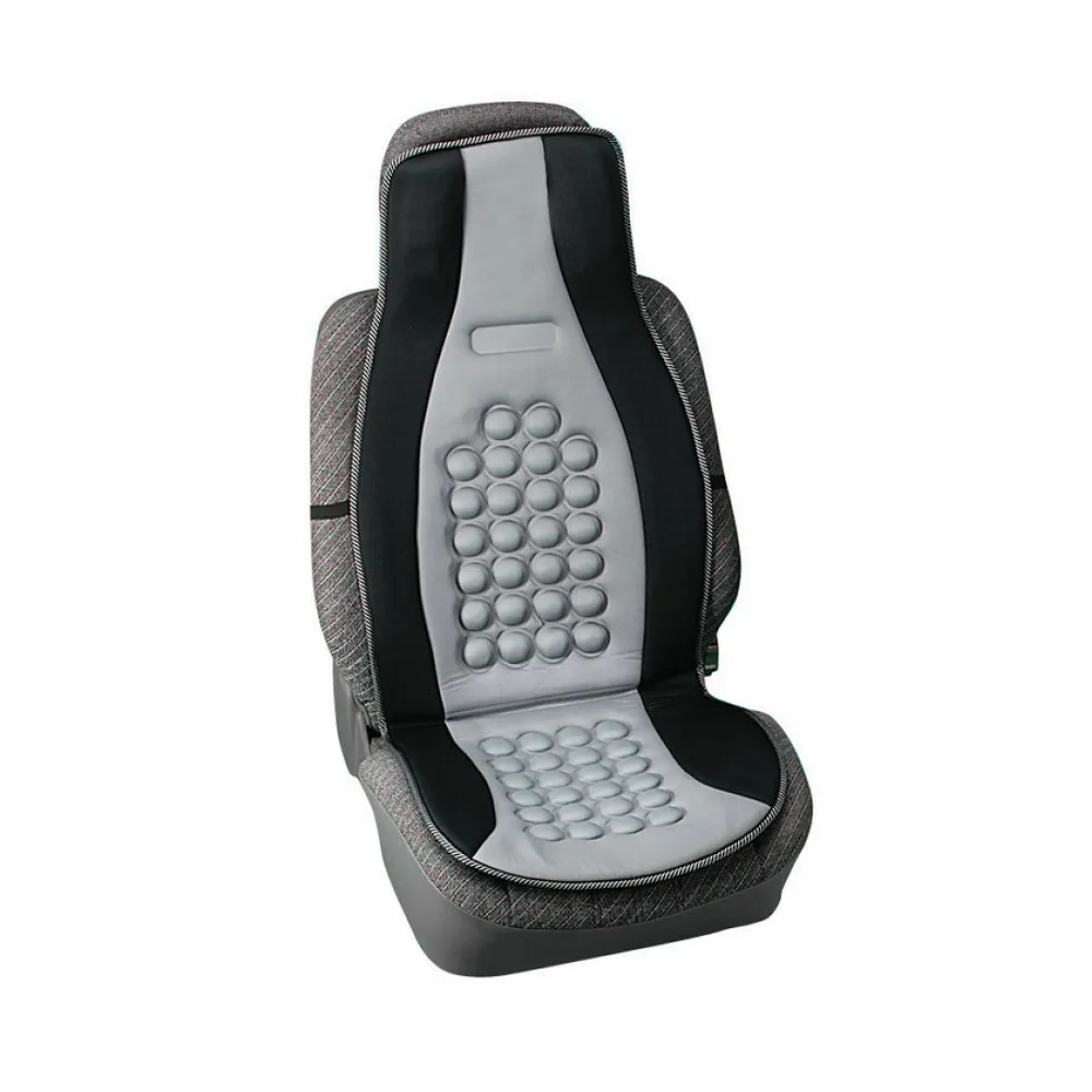 Ülésvédő, magastámlás, mágneses, fekete-szürke, Lampa Pilot High-Back Magnetic Health-Cushion