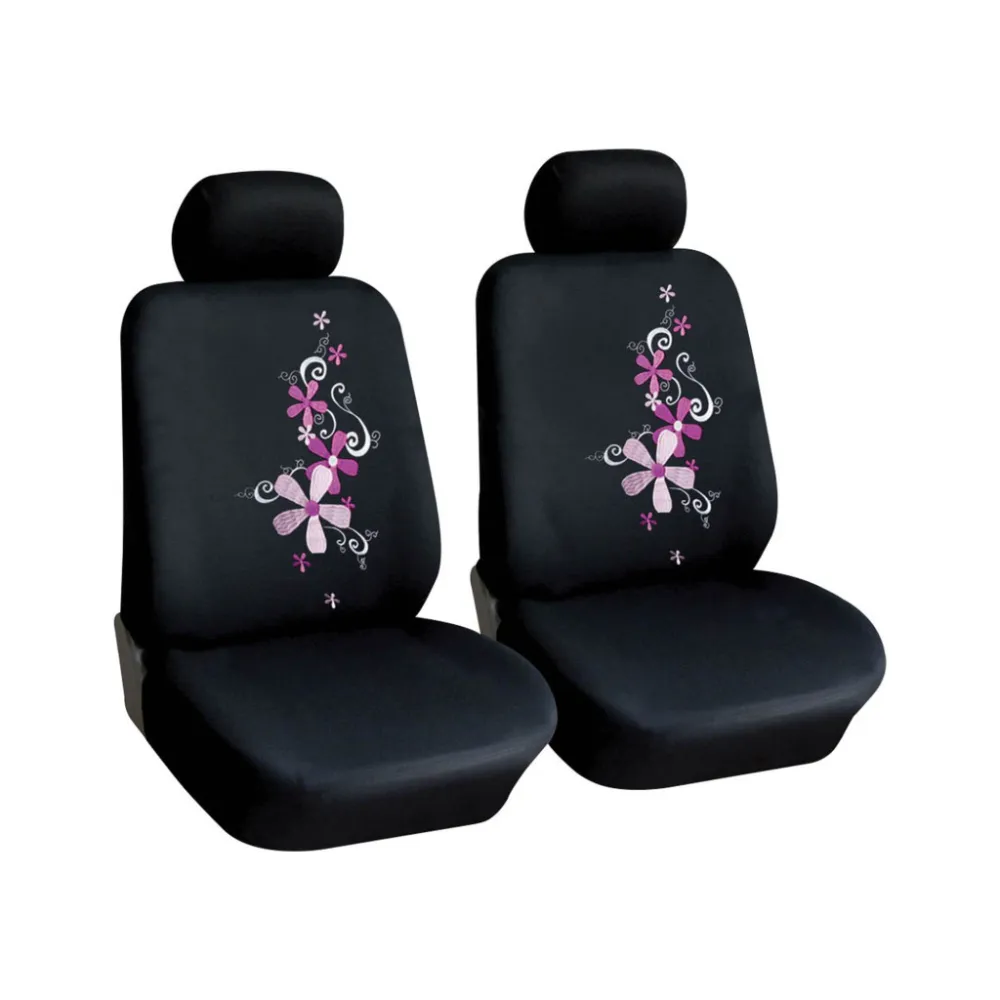 Univerzális üléshuzat első két ülésre virágmintás hímzéssel Oto Top Spring Flower 