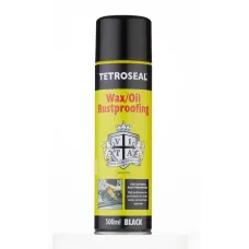 Üregvédő, rozsdásodásgátló wax 500 ml, CarPlan Tetroseal Wax/Oil Black