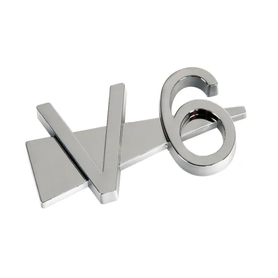 V6 Embléma - Krómozott Lampa 07209 V6 Embléma - Krómozott Lampa 07209