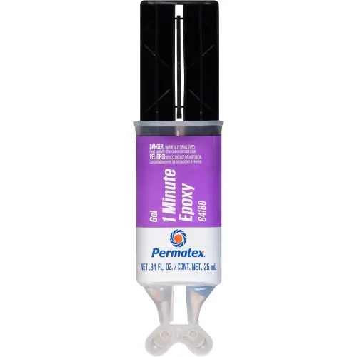 Színtelen kétkomponensű epoxi 1 perces gél ragasztó 25 ml Permatex 84160