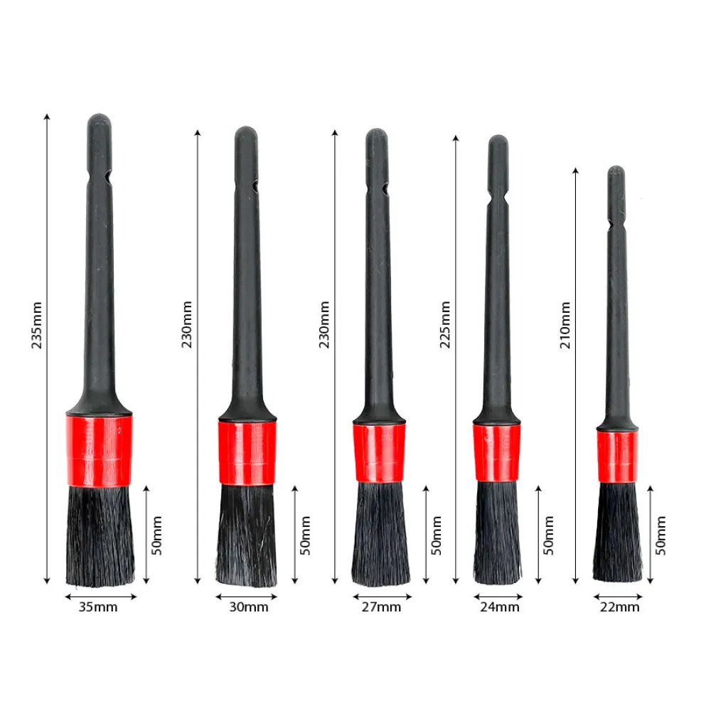 Autóápolási detailing ecset készlet 5db-os AM6261