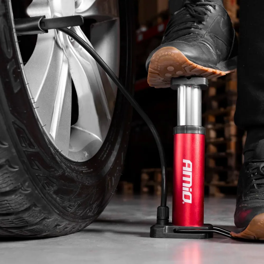 Lábpumpa, minipumpa 160 PSI Amio 2142