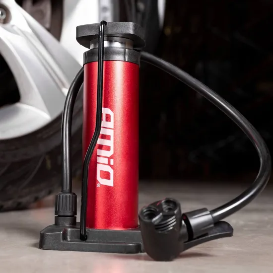 Lábpumpa, minipumpa 160 PSI Amio 2142 Lábpumpa, minipumpa 160 PSI Amio 2142