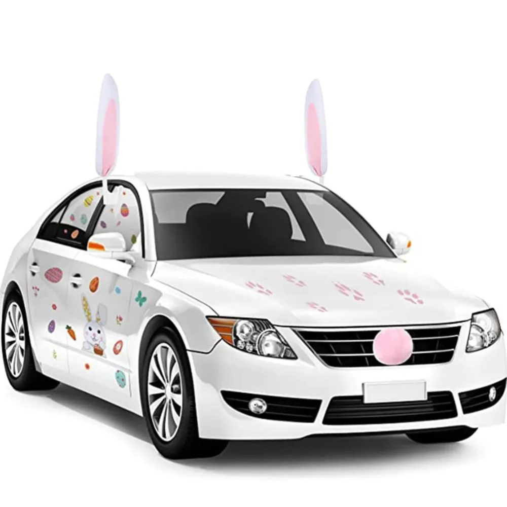 Húsvéti nyuszifül + orr autóra 56MC02