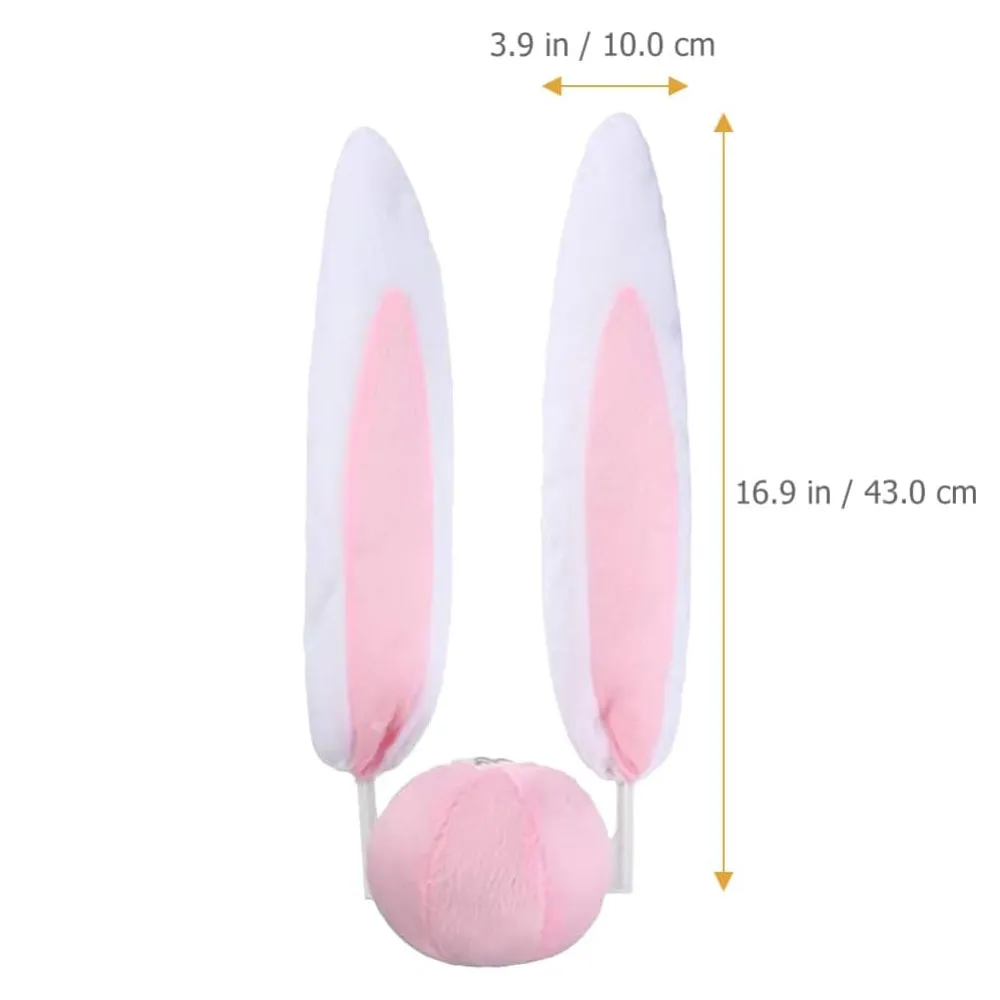 Húsvéti nyuszifül + orr autóra 56MC02