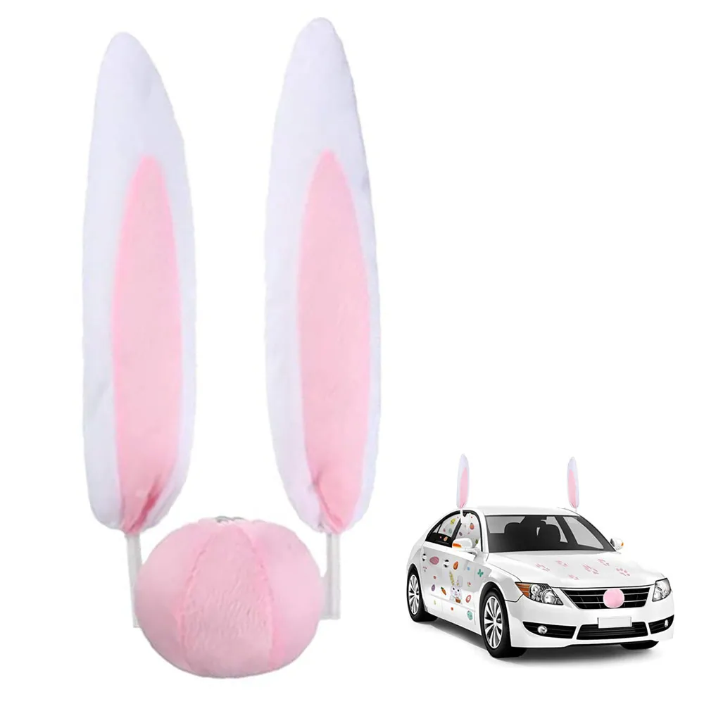 Húsvéti nyuszifül + orr autóra 56MC02