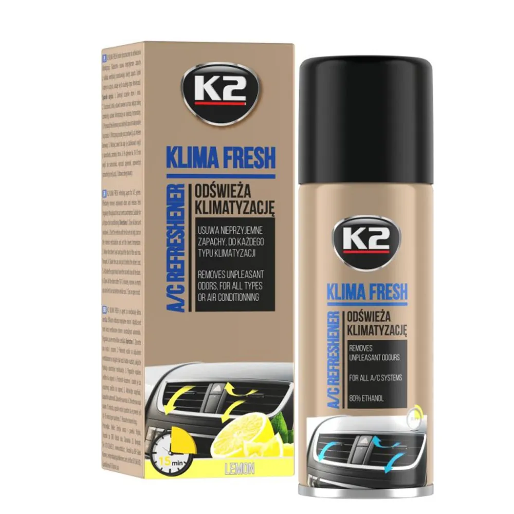 Légkondicionáló illatosító bomba Citrom 150ml K2 Klima Fresh