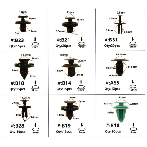 Patent készlet 299db-os Benz/Toyota/Honda/Subaru/Nissan/Mazda Autolife 41125