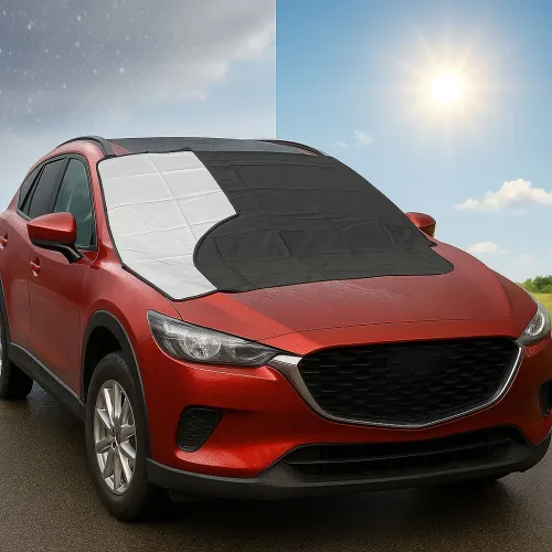 Szélvédőtakaró, mágneses téli-nyári 180x100 cm Autolife 68290