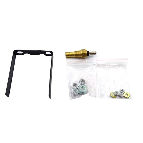 Műszer kék ledes vízhőfok mérő átm.52mm LED7702