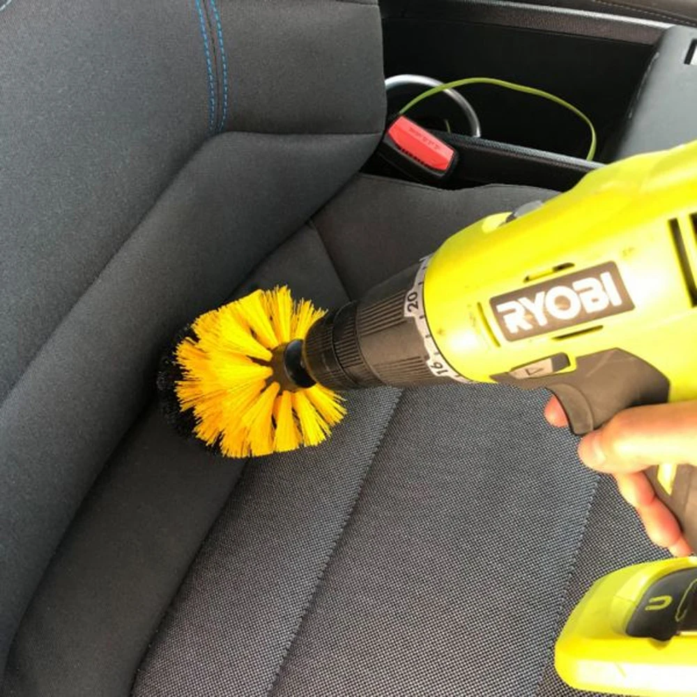 Tisztítókefe készlet (4db-os) fúrógépre szerelhető Autolife W16386