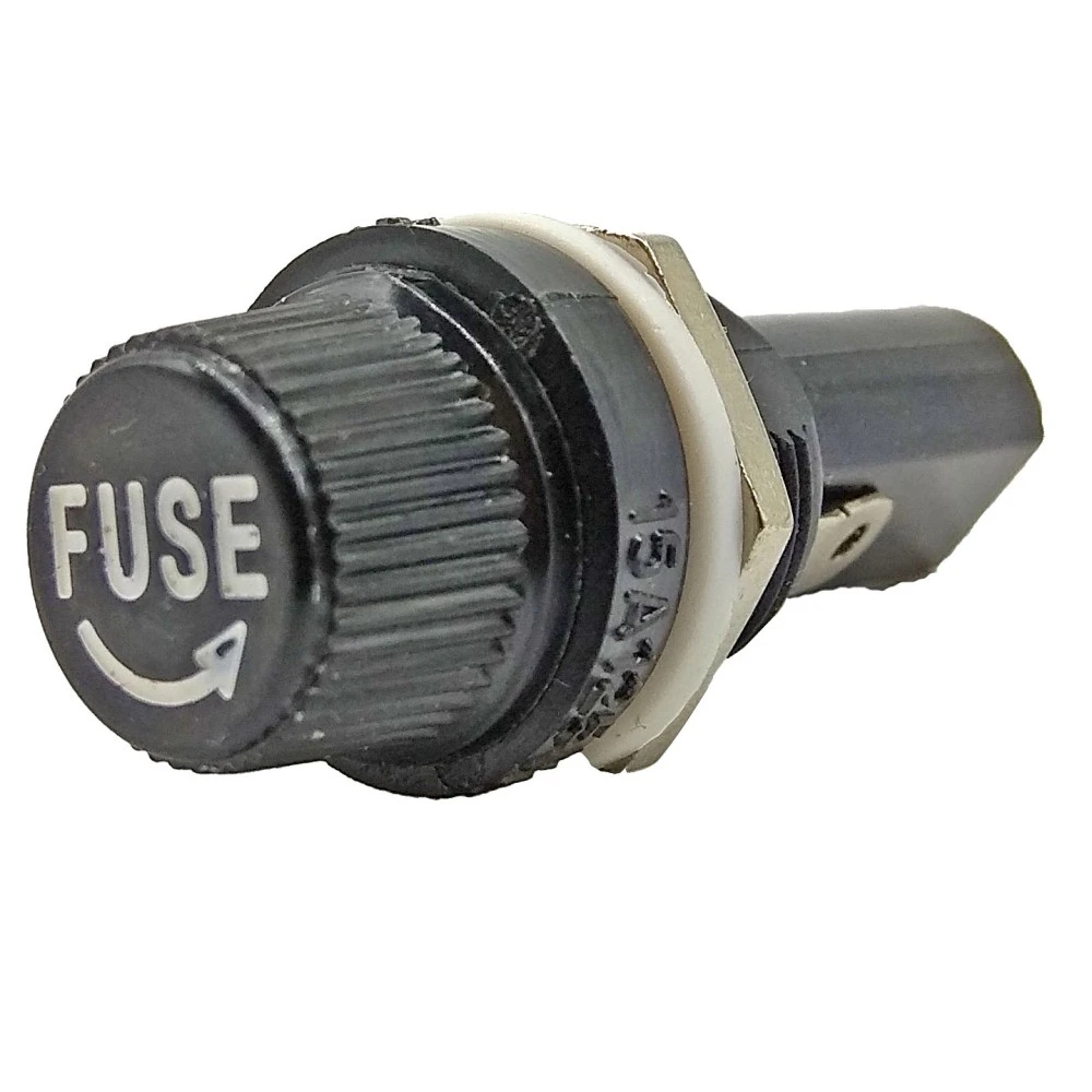 Beépíthető biztosíték foglalat hengeres 250V/10A 05261