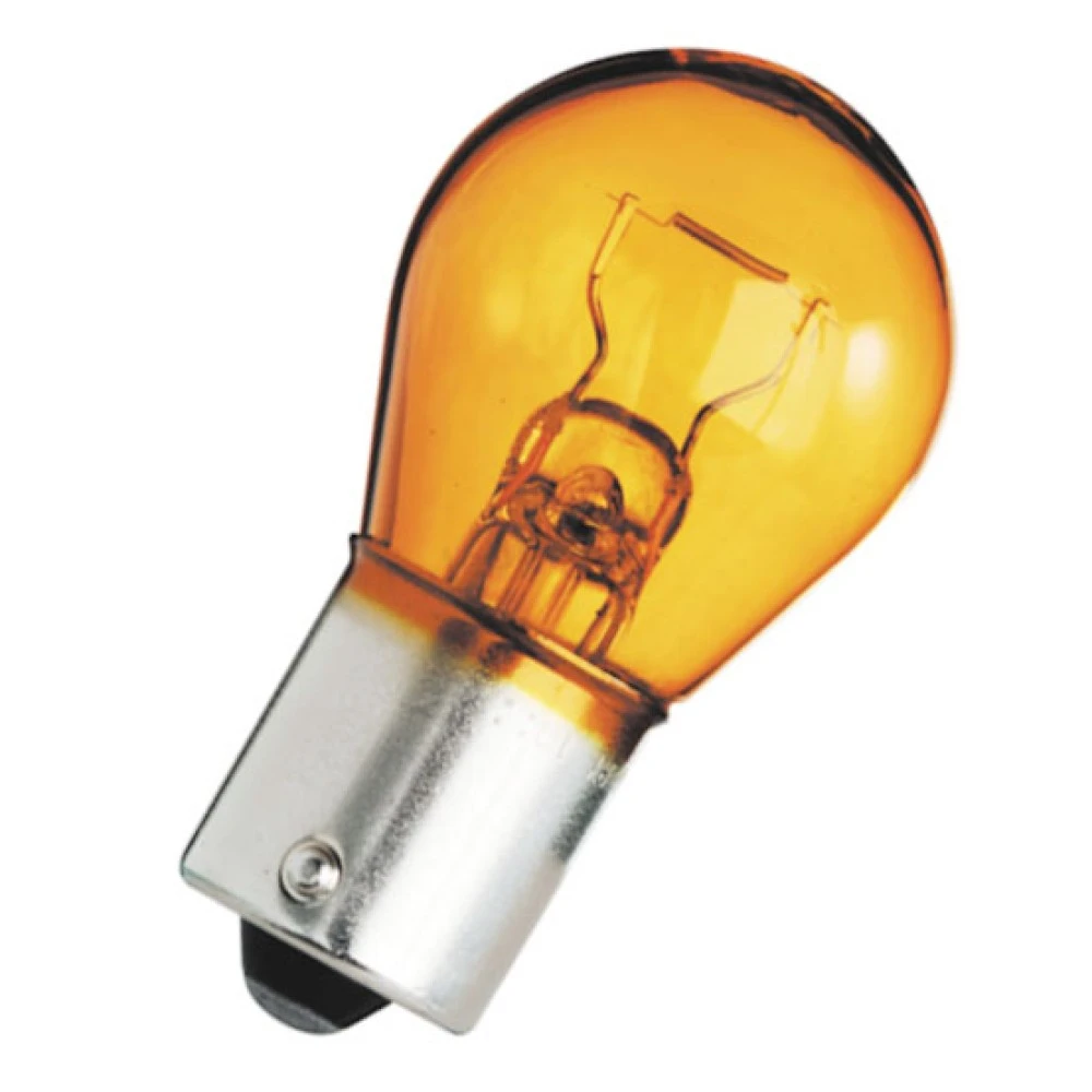Izzó 12V/21W BAU15s narancssárga (index)