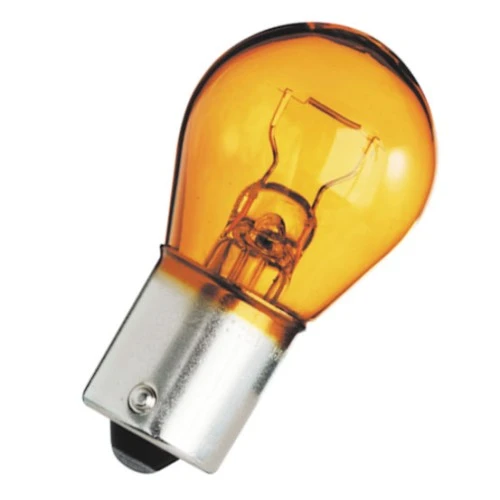 Izzó 12V/21W BAU15s narancssárga (index)