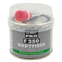 Kétkomponensű üvegszálas kitt edzővel 250 gr. HB Body F 250 