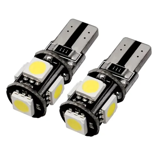 LED 12V/5W w5w CAN-BUS fehér 5db SMD párban 19209