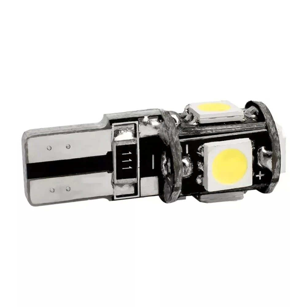 LED 12V/5W w5w CAN-BUS fehér 5db SMD párban 19209
