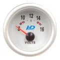 Műszer, feszültségmérő, kék ledes, 52 mm LED7701