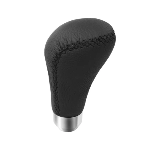 Sebességváltó gomb műbőr fekete 91011