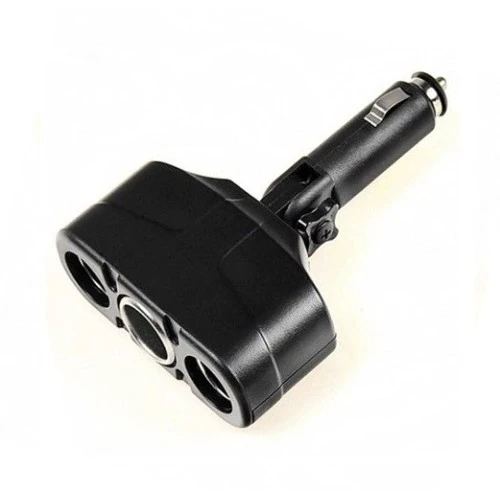 Szivargyújtó elosztó 3-as 12/24V dönthető WF032