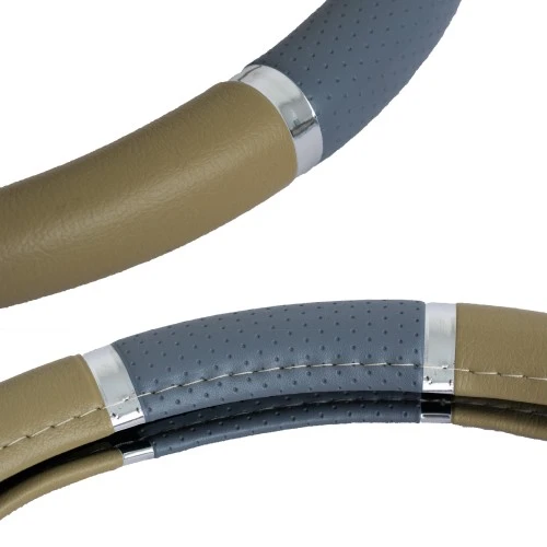 Kormányvédő 37-39cm bézs-szürke 95248