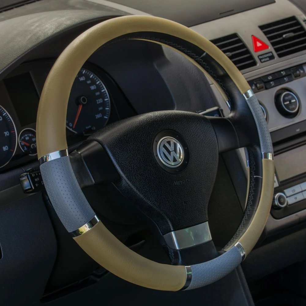 Kormányvédő 37-39cm bézs-szürke 95248