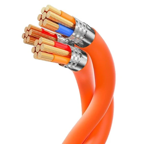 Györstöltő multifunkciós töltőkábel 3:1 max. 120W Type-C, Lightning, Micro USB-B